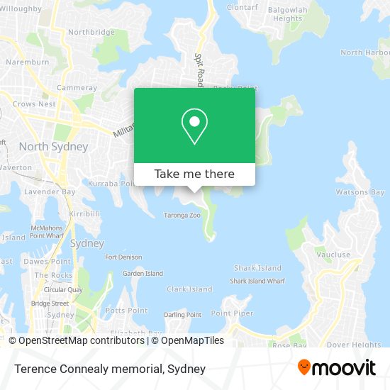Terence Connealy memorial map
