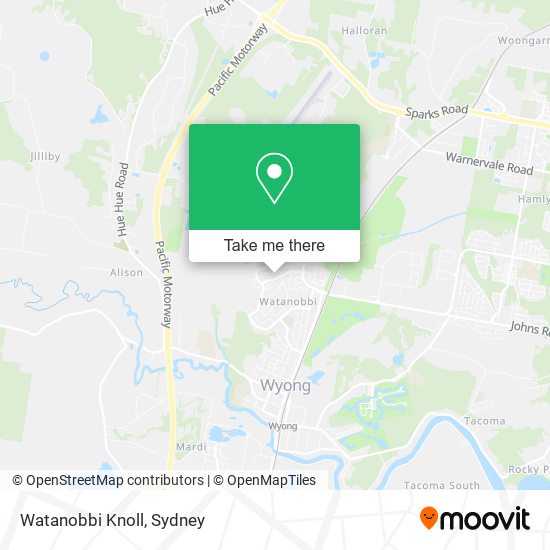 Watanobbi Knoll map