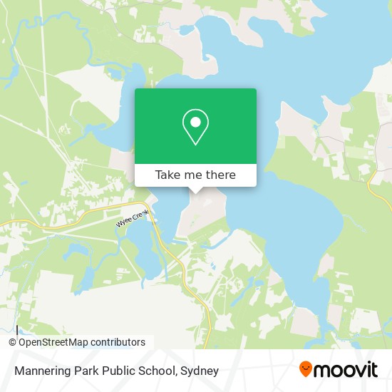 Mapa Mannering Park Public School