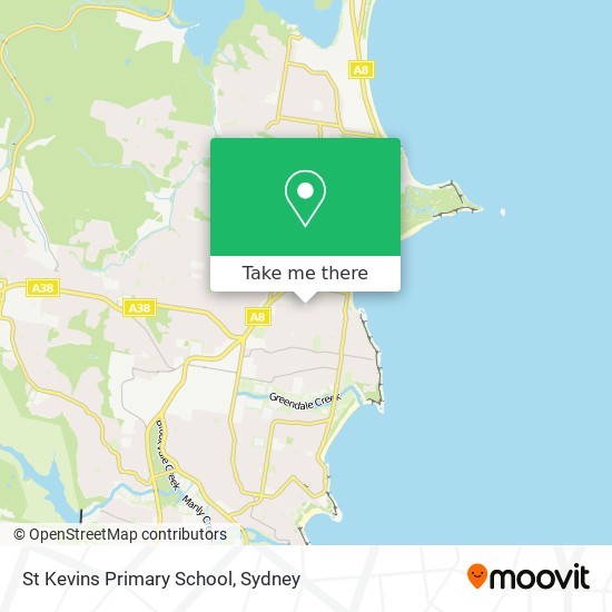 St Kevins Primary School map