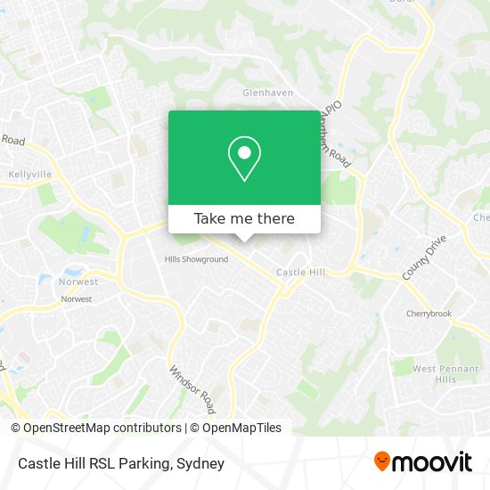 Castle Hill RSL Parking map