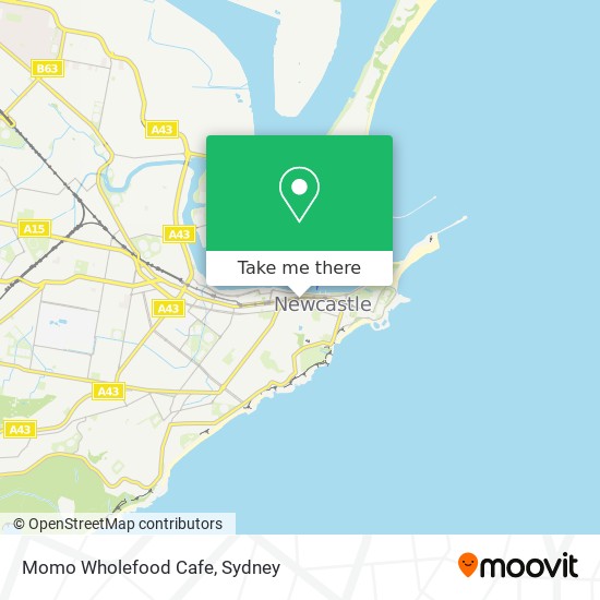 Mapa Momo Wholefood Cafe