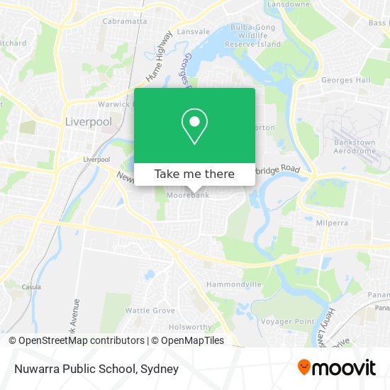 Nuwarra Public School map