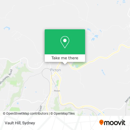 How to get to Vault Hill in Picton (NSW) by Train or Bus?