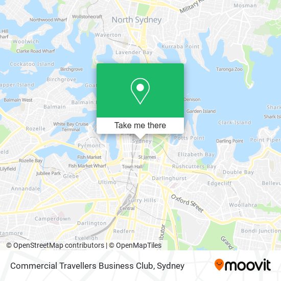 Mapa Commercial Travellers Business Club
