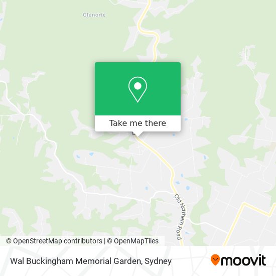 Wal Buckingham Memorial Garden map