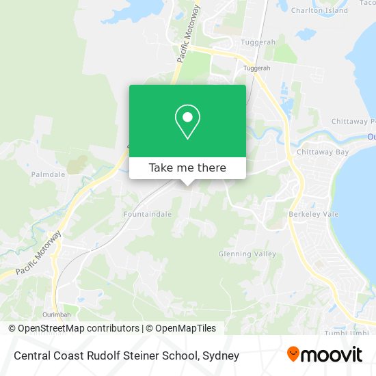 Central Coast Rudolf Steiner School map