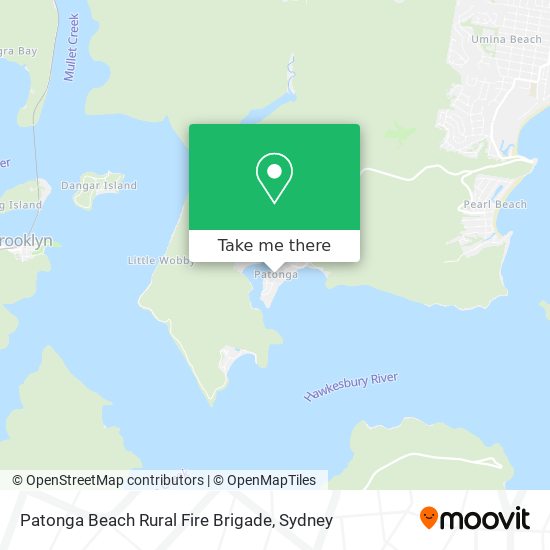 Mapa Patonga Beach Rural Fire Brigade