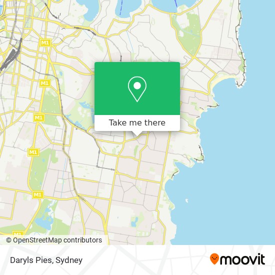 Daryls Pies map