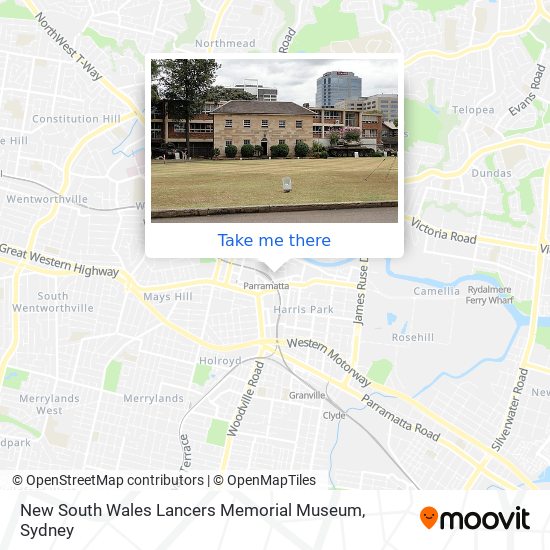 Mapa New South Wales Lancers Memorial Museum