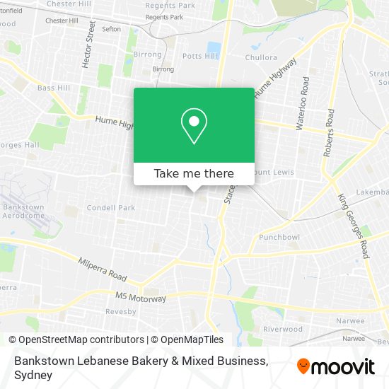 Bankstown Lebanese Bakery & Mixed Business map