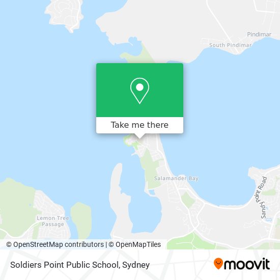 Soldiers Point Public School map