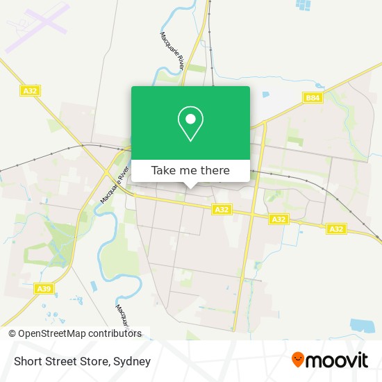Short Street Store map