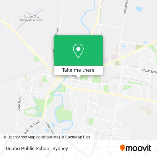 Dubbo Public School map