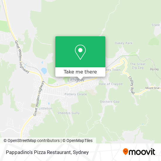 Pappadino's Pizza Restaurant map