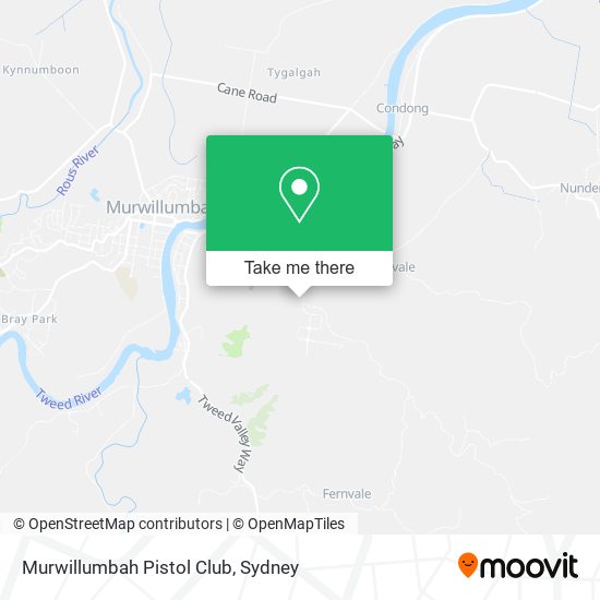 Murwillumbah Pistol Club map