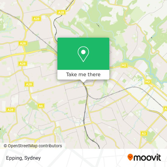 Mapa Epping