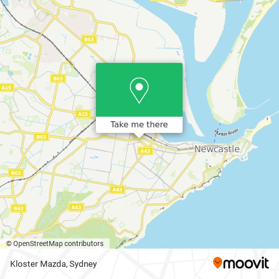 Kloster Mazda map