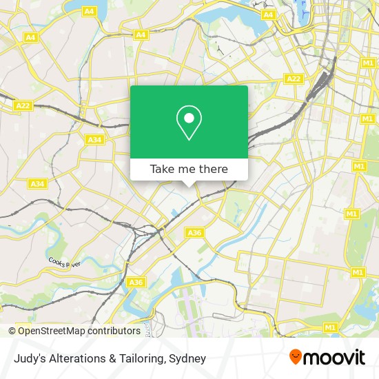 Mapa Judy's Alterations & Tailoring