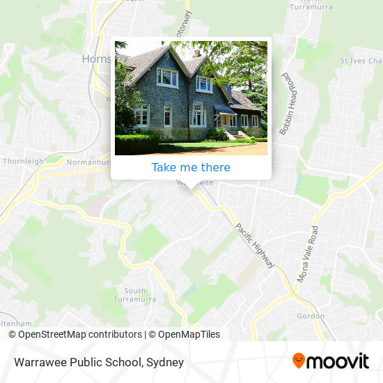 Mapa Warrawee Public School