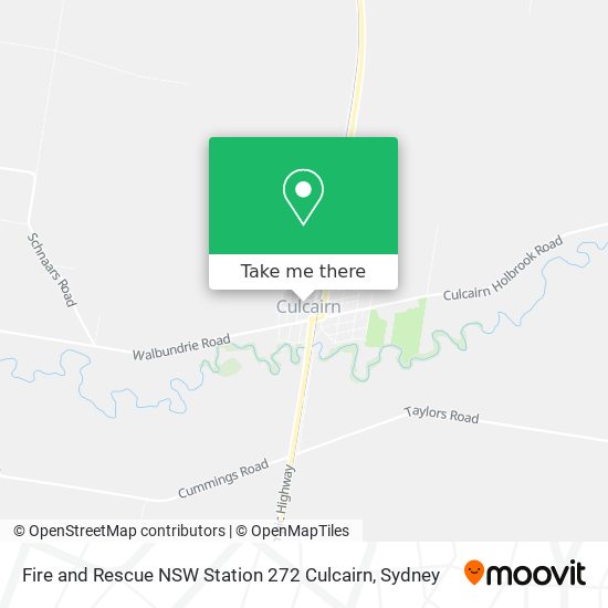 Fire and Rescue NSW Station 272 Culcairn map