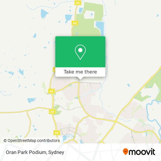 Oran Park Podium map