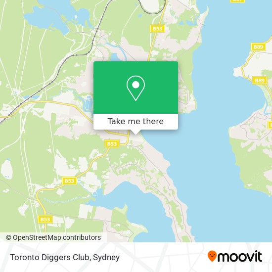 Toronto Diggers Club map