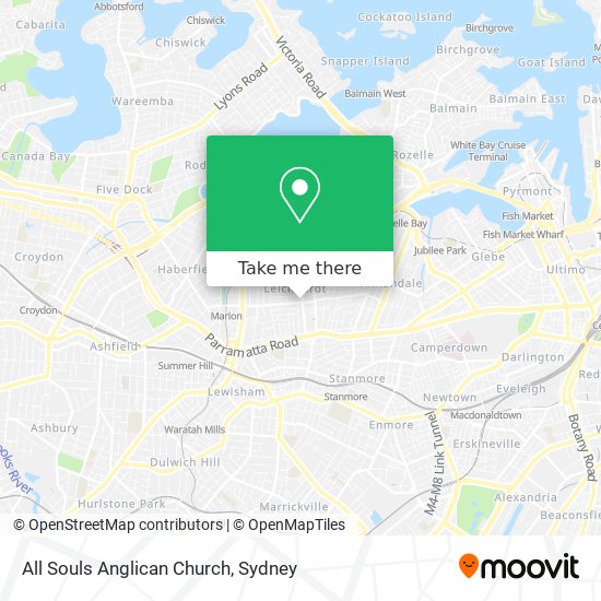 All Souls Anglican Church map