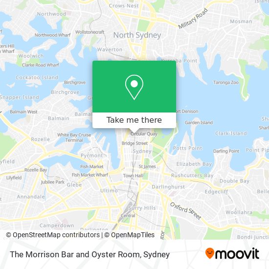 The Morrison Bar and Oyster Room map