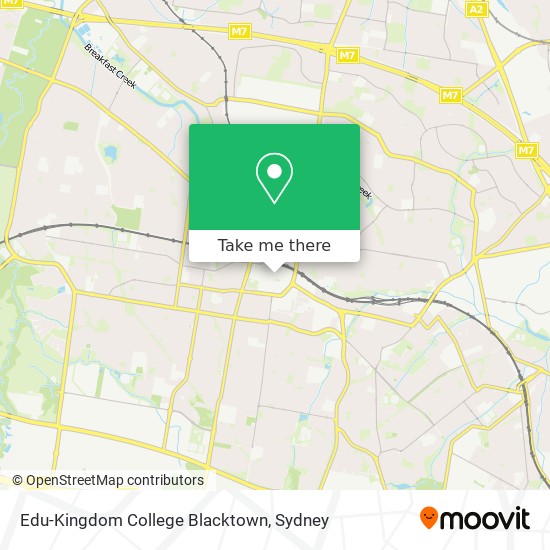 Edu-Kingdom College Blacktown map