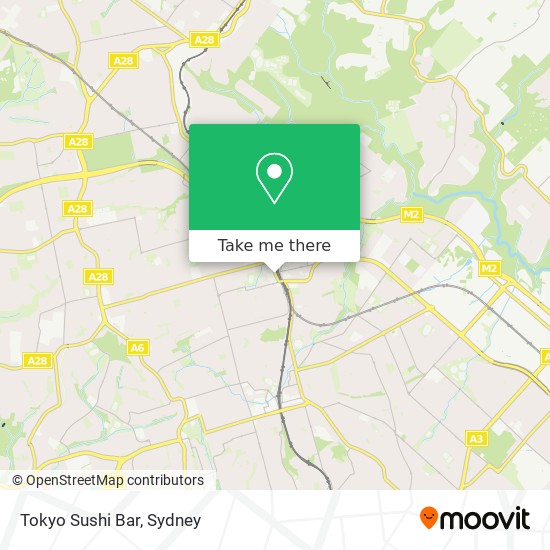 Tokyo Sushi Bar map