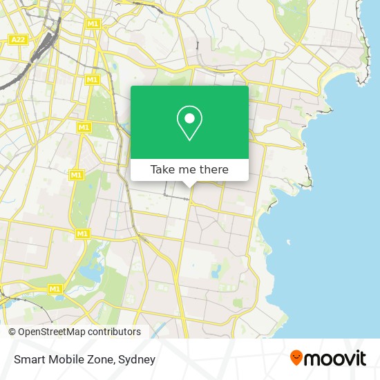 Smart Mobile Zone map