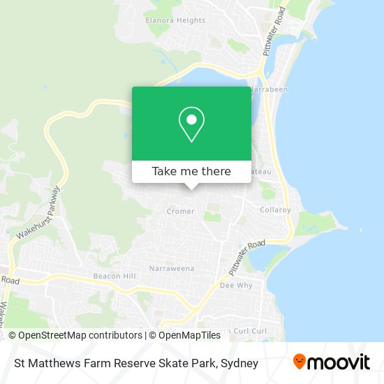 St Matthews Farm Reserve Skate Park map