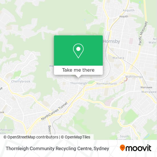 Thornleigh Community Recycling Centre map