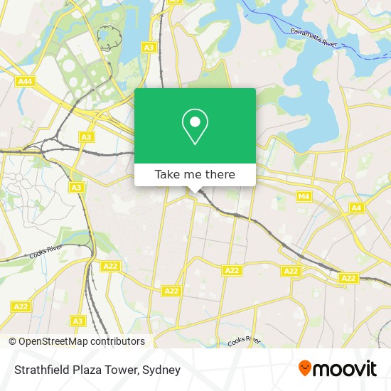 Strathfield Plaza Tower map