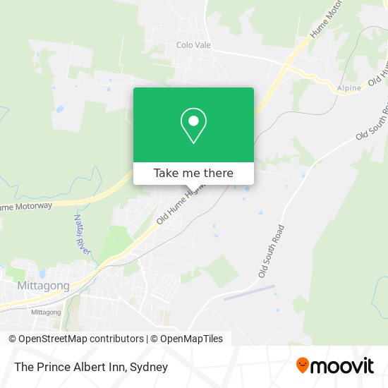 The Prince Albert Inn map