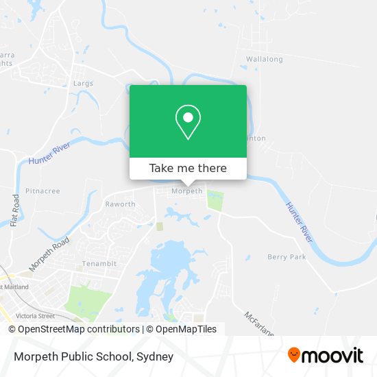 Mapa Morpeth Public School
