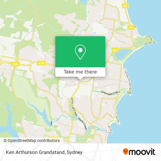 Mapa Ken Arthurson Grandstand