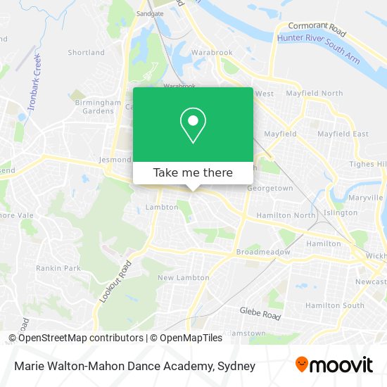 Marie Walton-Mahon Dance Academy map