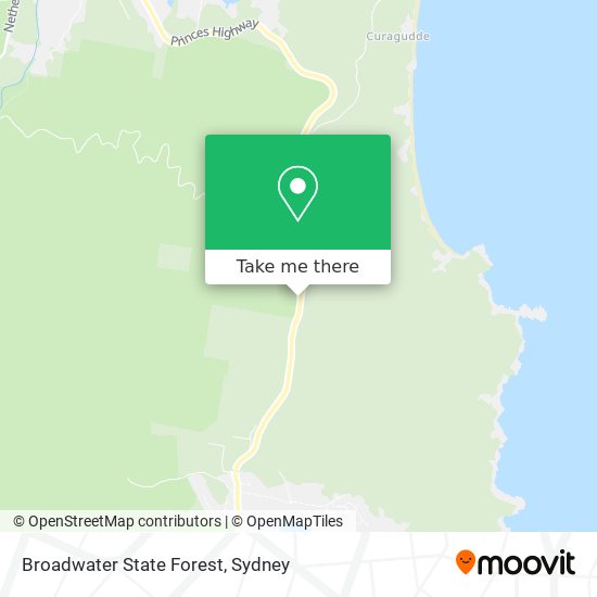 Broadwater State Forest map
