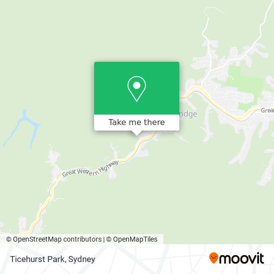 Mapa Ticehurst Park