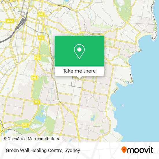 Green Wall Healing Centre map