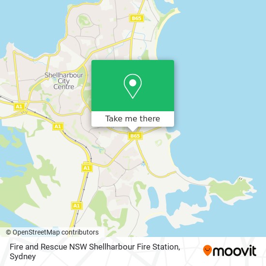 Fire and Rescue NSW Shellharbour Fire Station map