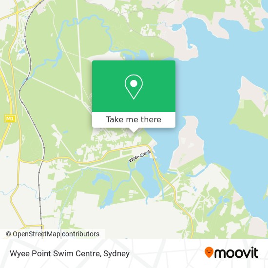 Wyee Point Swim Centre map