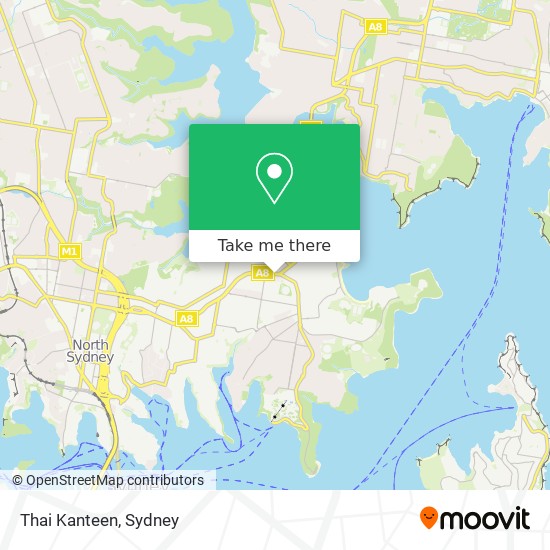 Thai Kanteen map