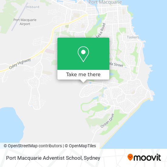 Mapa Port Macquarie Adventist School