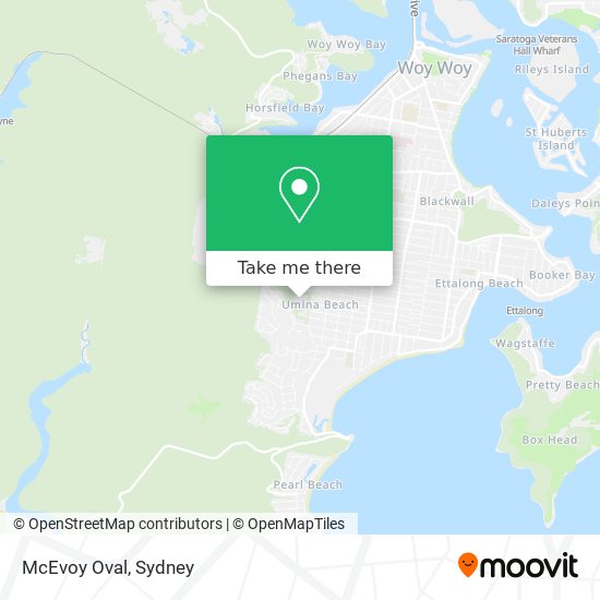 McEvoy Oval map