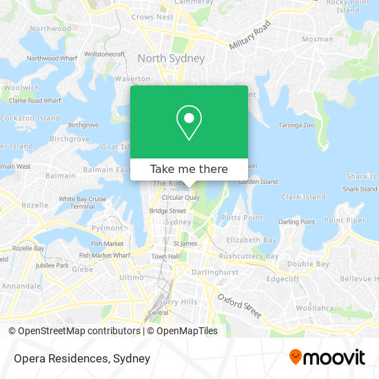 Opera Residences map