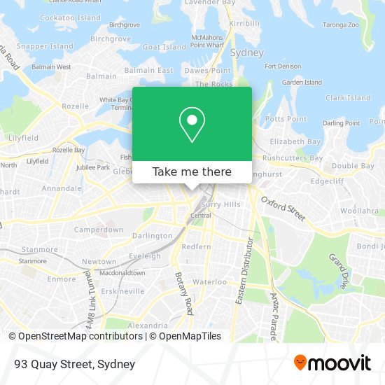 Mapa 93 Quay Street