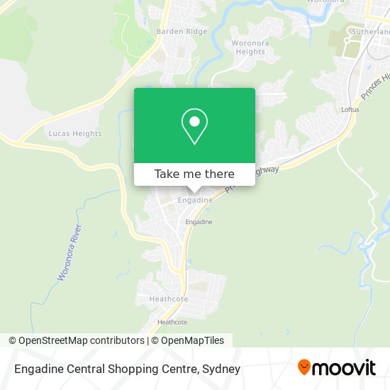 Engadine Central Shopping Centre map